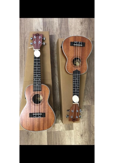Puka Pk-21Eq Soprano Boy Maun Ağacı Kılıflı Elektro Ukulele