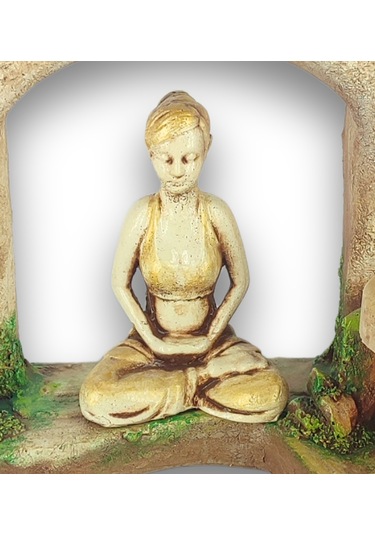 Yogacı Kız Buhurdanlık Geriakış Tütsülük