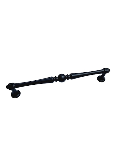 Sultan Model Siyah 160 Mm Metal Kulp 5 Adet Mat Siyah Dekoratif Mobilya Kulpu Siyah