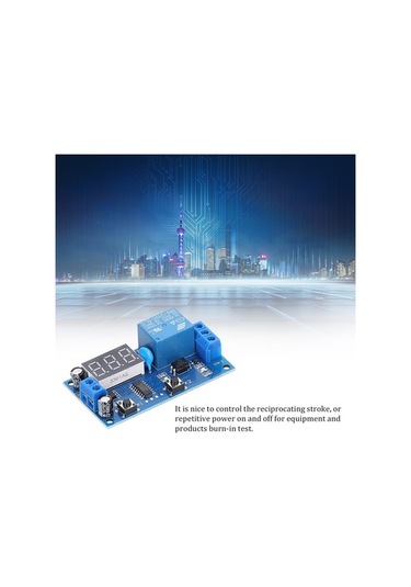 Yulong Reedark Dijital Led Ekranlı Zaman Röle Modülü - 10a