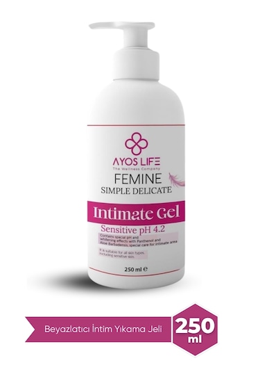 Ayos Life Genital Bölge Kararma Karşıtı Ph Dengeli İntim Yıkama Jeli 250 ML