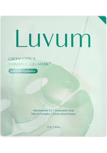 Şeffaflaşan Jel Kore Maske Luvum Green Citrus Vitamin C Gel Mask