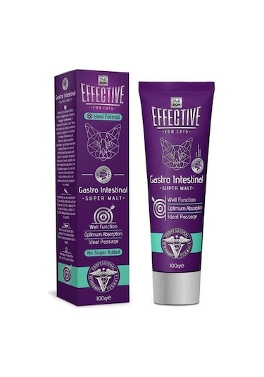 Delibon Effective Gastro Sindirim Sağlığı Destekleyici Kedi Malt Macunu 100 G