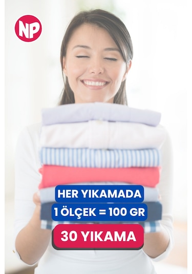 Çamaşır Makinesi Toz Deterjanı 3 Kg 10091291