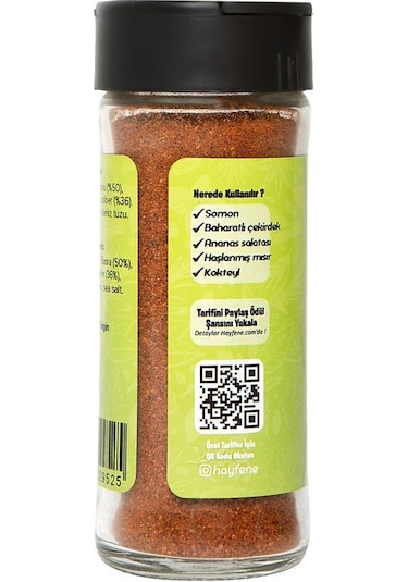 Hayfene Chili Limon Baharatı 40 G