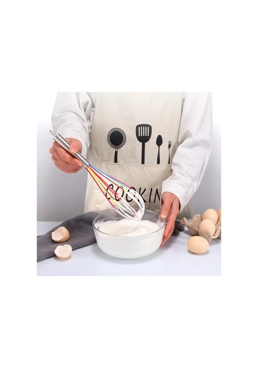 Soulader Paslanmaz Çelik Tel Yumurta Çırpıcı Balon Çırpma Teli Karıştırıcı El Mikseri Aleti Mutfak Pastacılık Ekipmanları Aksesuarları Diğer