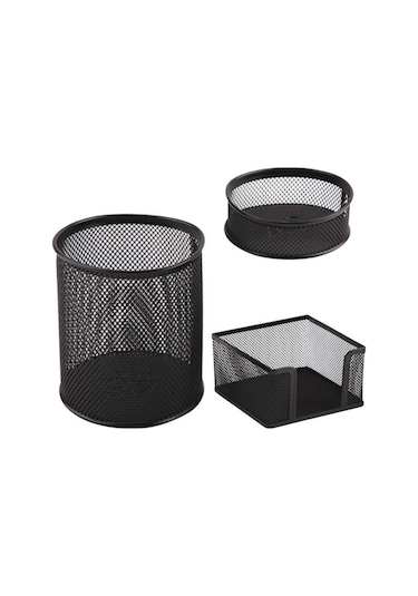 Masa Üstü Kalemlik / Kağıtlık / Ataşlık / Kartviztlik / Çöp Kovas