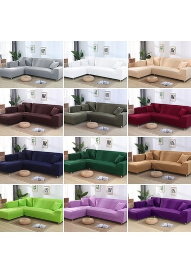 Flybuy Şey Şeklinde Kanepe Kılıfı, Mufunye Koyu Gri, 145-185cm, Elastik Dahil Diğer