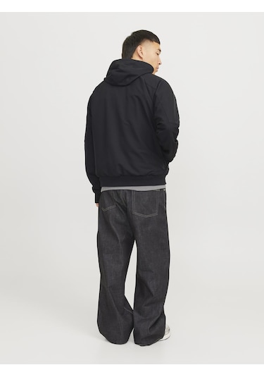 Erkek Kapüşonlu Bomber Ceket - Perfect - 12270682 Black Siyah