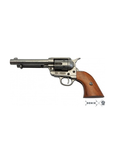 Denix Dekoratif Replika Revolver Cal.45 Peacemaker 5½ , With 6 Bullets, Usa 1873