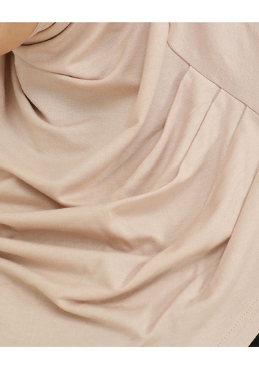 Hazır Giyim Türban Yumuşak Başörtü Şal - Bej BEj