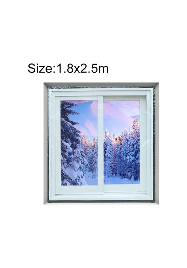 Sones Pencere Rüzgar Geçirmez Sıcak Film İç Hava Kaçağı Ses Geçirmez Çift Katmanlı Yalıtım, Özellikler: 1.8x2.5m