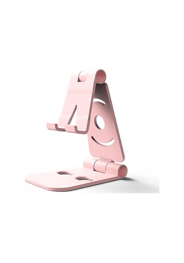 Pembe Vaorlo Çok Açılı Ayarlanabilir Taşınabilir Telefon Tembel Montaj Evrensel Katlanabilir Tablet Telefon Standı Samsung Uyumlu İpad İçin