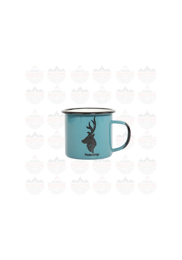 Freecamp Campers Emaye Mug 350ml Mavi Bej