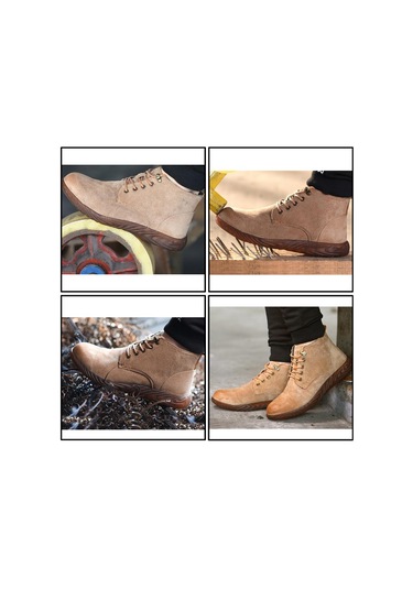 Suntek 1 Çift Yüksek Emek Sigortası Ayakkabı 41-sarı