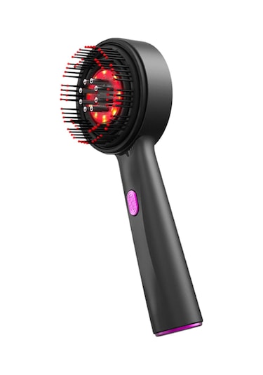 Suntek Akülü Elektrikli Masaj Saç Derisi Fırçası Kafa Siyah Saç Derisine Masaj Fırçası