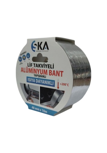 Yapışkanlı Lif Takviyeli Alüminyum Bant 48mmx10m