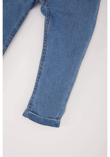 DeFacto Erkek Bebek Beli Lastikli Düz Paça Jean Pantolon A4099A525SPNM28