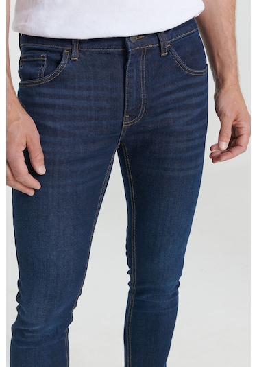 AC&Co / Altınyıldız Classics Rıss Jean Ekstra Slim Fit Pamuklu Erkek Kot Pantolon - Lacivert