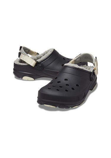 Crocs 207936 All Terrain Lined Clog Siyah Erkek Terlik Siyah