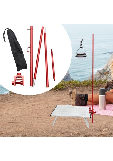 Dolıty Kamp Katlanır Lamba Direği Seyahat Sırt Çift-fonksiyon Çift Fonksiyon