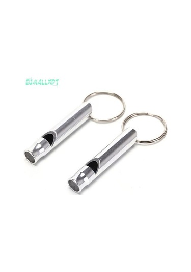 Açık Acil Yüksek Sesli Alüminyum Alaşımlı Hayatta Kalma Eğitim Düdüğü 10 Adet Çok Renkli