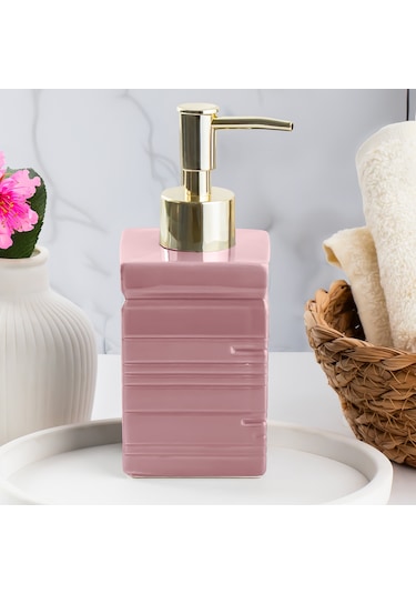 Porsima 3206 Seramik Sıvı Sabunluk Lavabo Sabunluğu 275 Cc Pudra