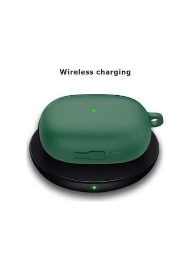 Xiyyadms Xiaomi Mi Flipbuds Pro Kulaklık Kılıfı - Sarı Silikon, Darbeye Dayanıklı, Taşıma Kolcuğu Ve Parlak Çanta Seti Sarı