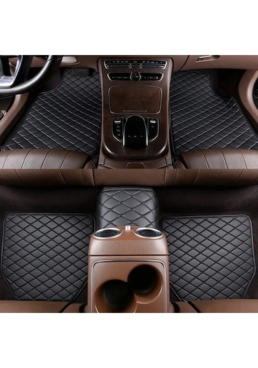 Liangmei Araba Paspaslar Pu Deri Su Geçirmez Evrensel 5 Adet Oto