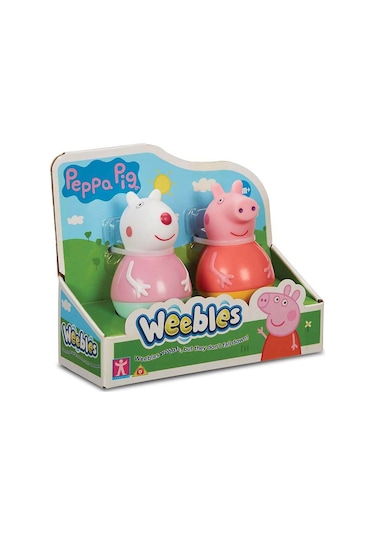 Weebles Peppa Pig 2'li Paket - Peppa Pig ve Suzy Sheep