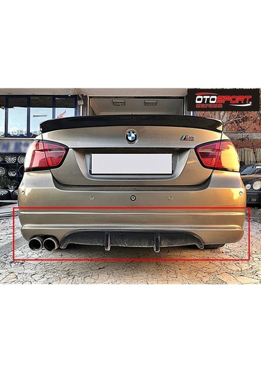 Bmw E90 Sport Arka Tampon Eki Fiberglass Boyasız
