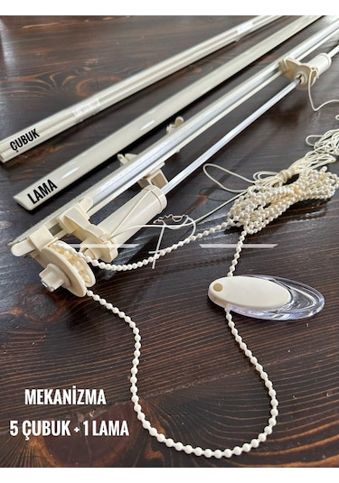 Katlamalı Perde Mekanizması 5+1 Demir Koteksli Profil Zincir Mekanizmalı100 Cm