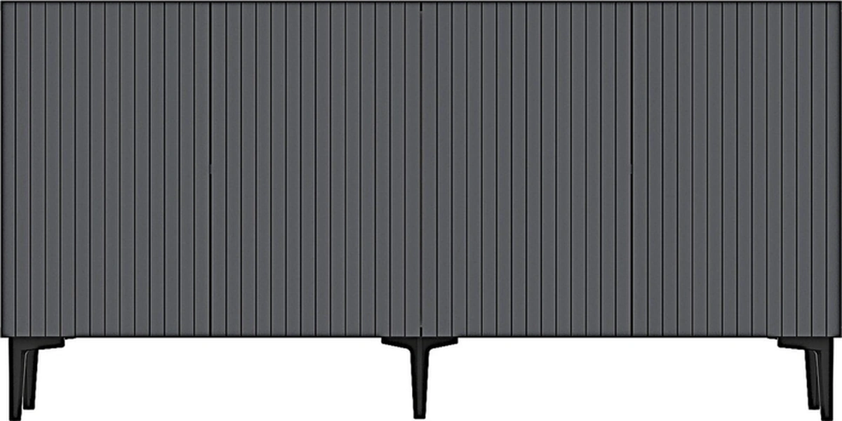 Ka1513a Zeynep150 Konsol, Tv Sehpası Antrasit 150cm Gri