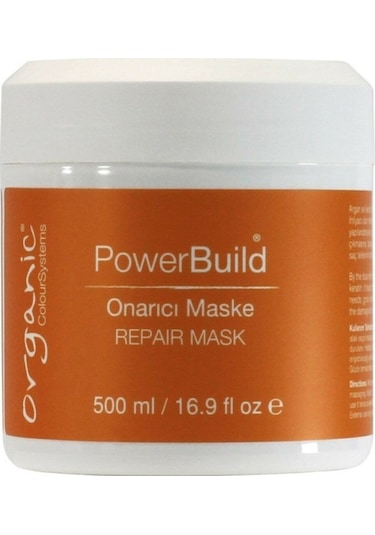 Organic Power Build Onarıcı Saç Maskesi 500 ML
