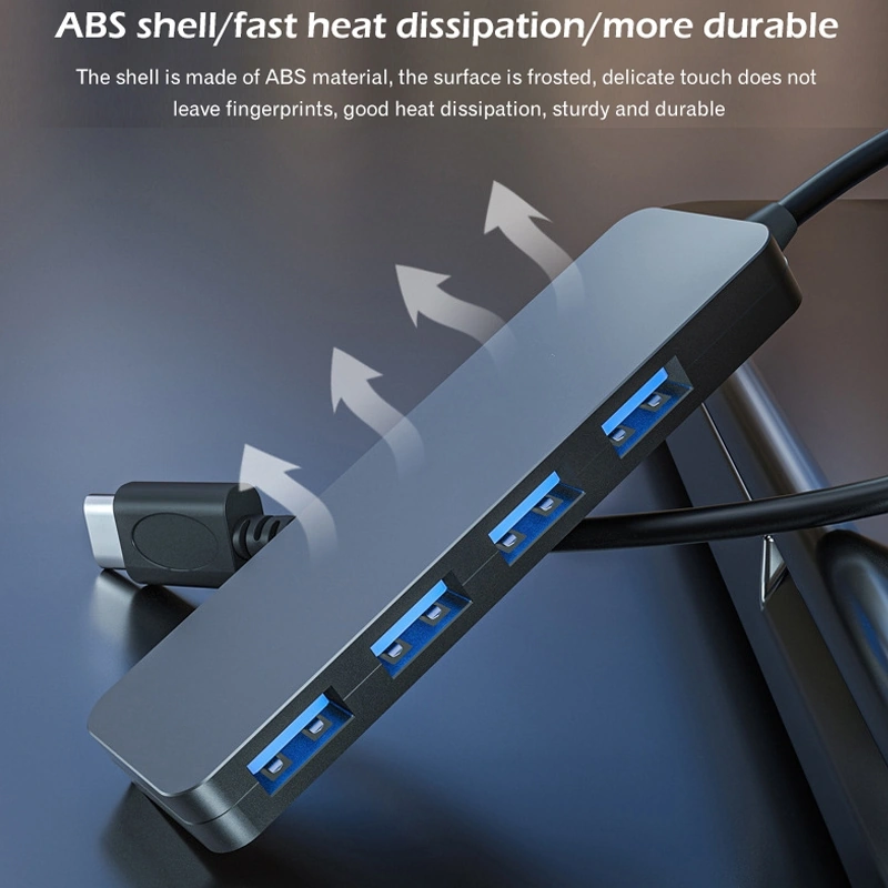 Sones Ab3-l42 4 Portlu Konsantratör Yüksek Hızlı Hub 5g Uzatma İstasyonu Usb2.0 Hub Uzunluk: 25 Cm