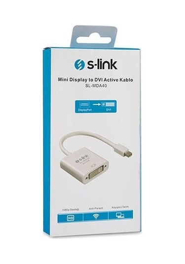 S'link Sl Mda40 Mini Display To Dvi Active Kablo