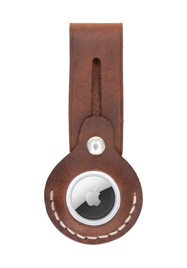 Apple Airtag Uyumlu Deri Anahtarlık Beta Aa2 Taba