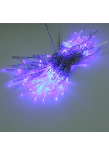 Sones 10m Dize Dekorasyon Işığı, Noel Partisi İçin, 100 Led, 8 Ekran Modu, Ac 220v Mavi Diğer