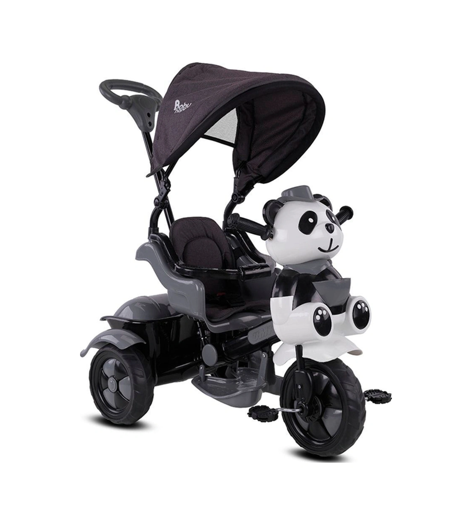 Çocuk Araç Gereçleri 127 Little Panda Üçteker Gri
