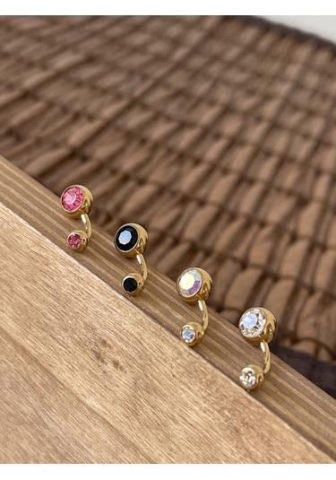 Yüksek Kalite G23 Titanium Siyah Parlak Top Taşlı Titanyum Göbek Piercingi Top 10mm DUMMY 236123179 429