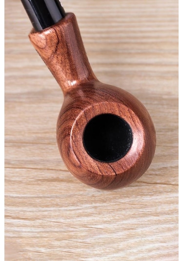 Muxiang Maun Ağacı Parlak El Yapımı Pipo Rd24