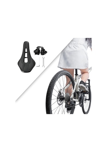 Suntek Bisiklet Sele Ekipmanları Evrensel Koltuk Minderi Siyah