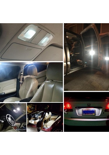 jmsstore 2 Adet W5w T10 Led Ampuller Canbus 3014 + 3030 18smd 6000 K 168 194 Led 5w5