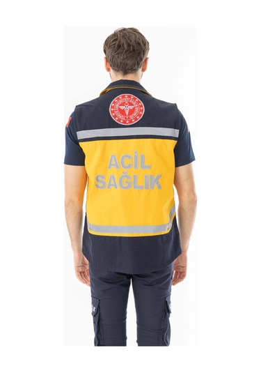 112 Acil Tıp Teknisyeni Yelek Reflektörlü Unisex Att004 Çok Renkli