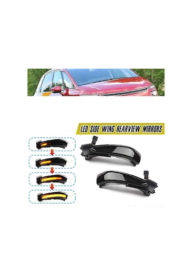Peugeot 508, Citroen C4 Picasso Ve Ds5 İçin Led Dönüş Sinyal Lambası - Dinamik Dikiz Aynası