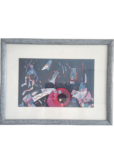 Wassıly Kandinsky Çerceveli Duvar Tablosu 28x21cm