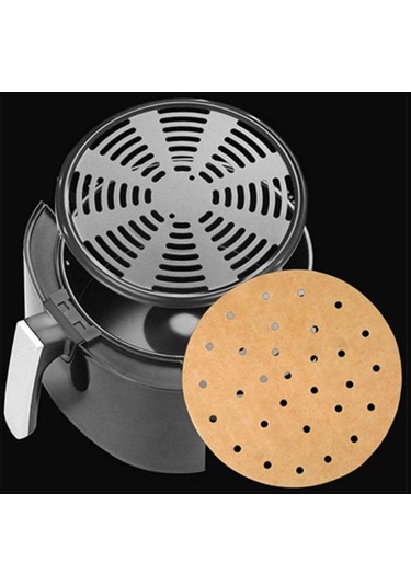 Buffer 50 Adet Air Fryer Pişirme Kağıdı Tek Kullanımlık Hava Fri