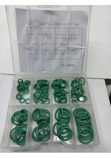 Klima O Rıng Seti Nbr 120 Parça 8 Tip