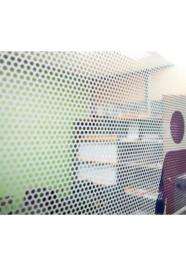 Hakel_Reklam Kendinden Yapışkanlı Delikli Folyo 152Cm X 1M Delikli Cam Filmi