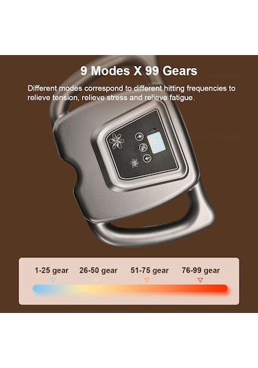 Maoyaya Fasya Tabancası 16 Kafa Profesyonel Vücut Masaj Aleti Çok Renkli Çok Renkli